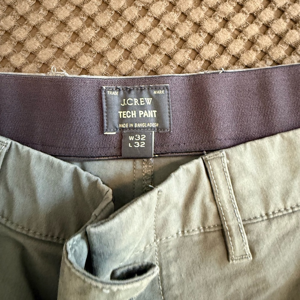 J. Crew Tech Pant in Light Gray